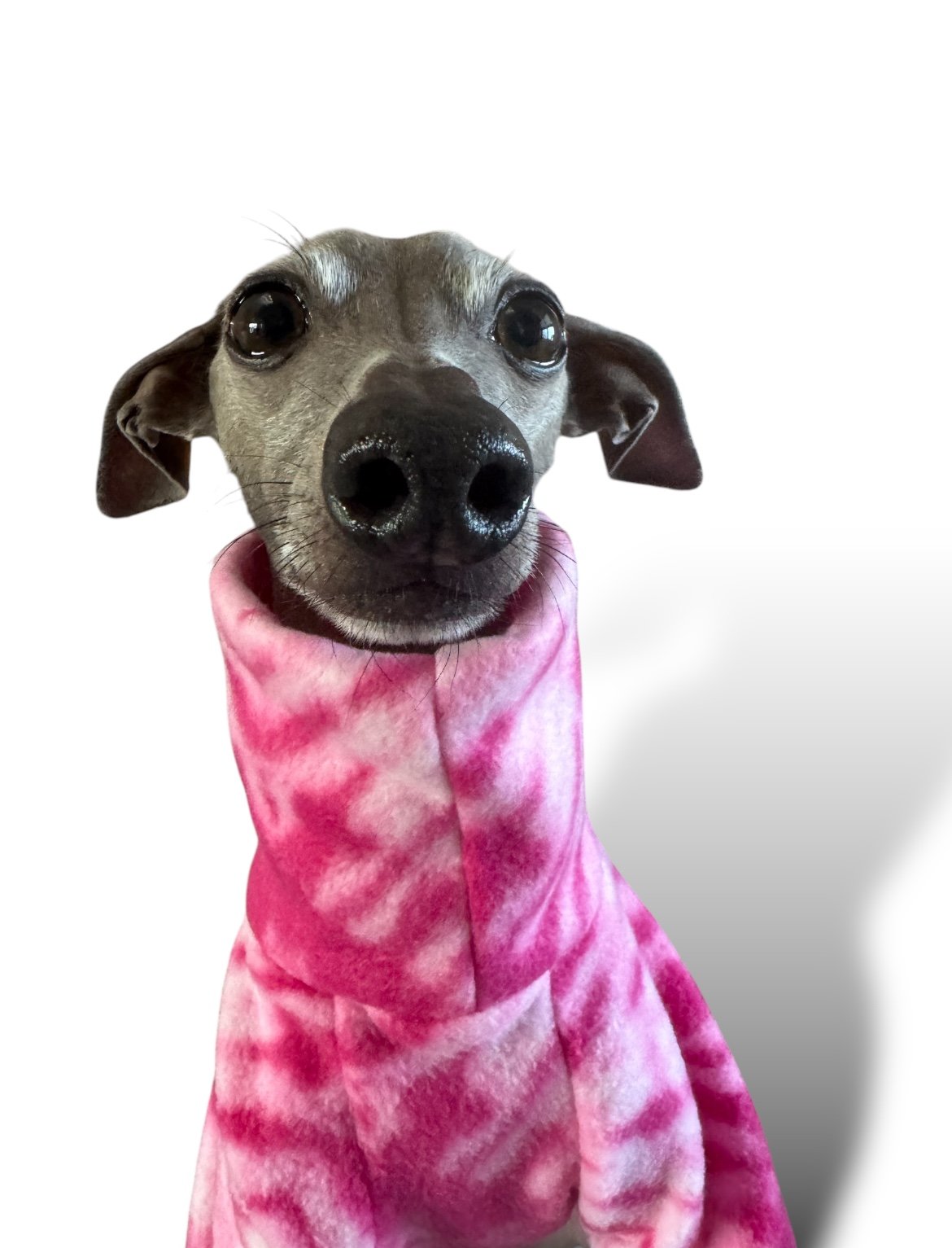 Fleece Jumper - Pink Tie Dye