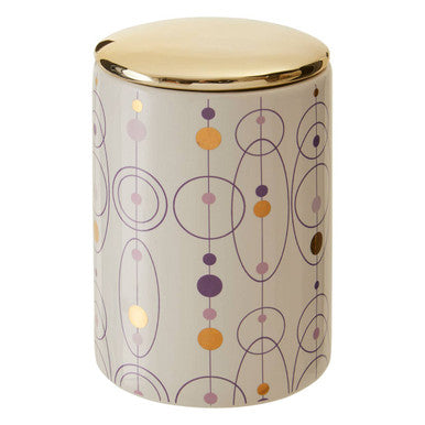 Fenwick Canister With Gold Finish Lid