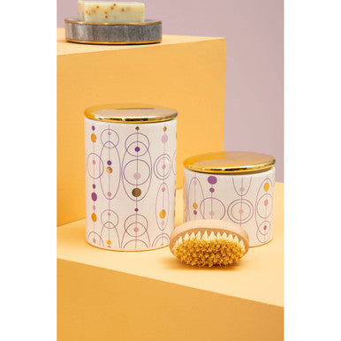 Fenwick Canister With Gold Finish Lid