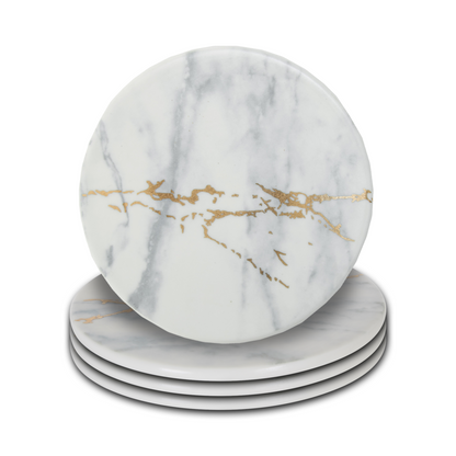 Marble Luxe Set Of 4 Coasters