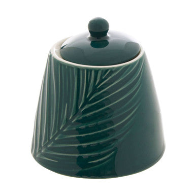 Bali Dark Green Sugar Pot