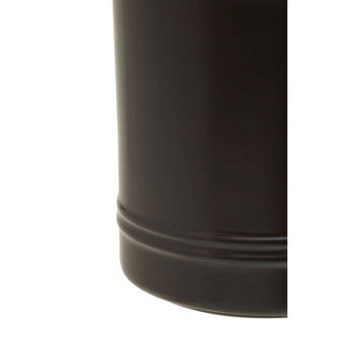 Fenwick Medium Black Stoneware Canister