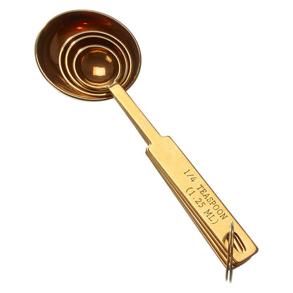 Alchemist Gold Finish Measuring Spoons