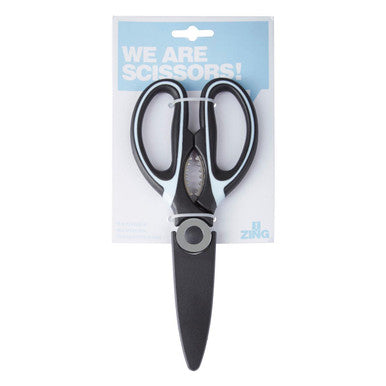 Zing Black And Pastel Blue Scissors