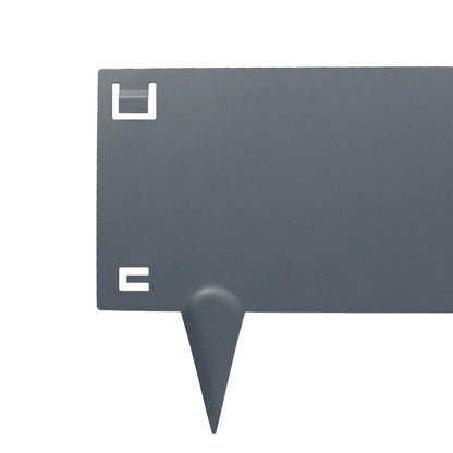 5pc Steel Lawn Edging Set - 5m x 16cm