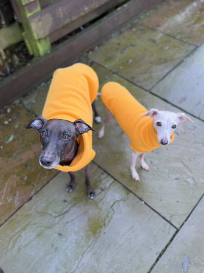 Open-Leg Fleece Vest - Yellow