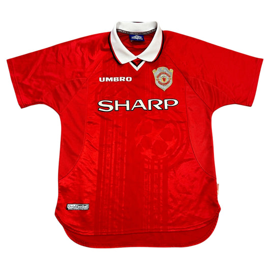 Manchester United 1999 European Home Shirt - Medium - Authentic