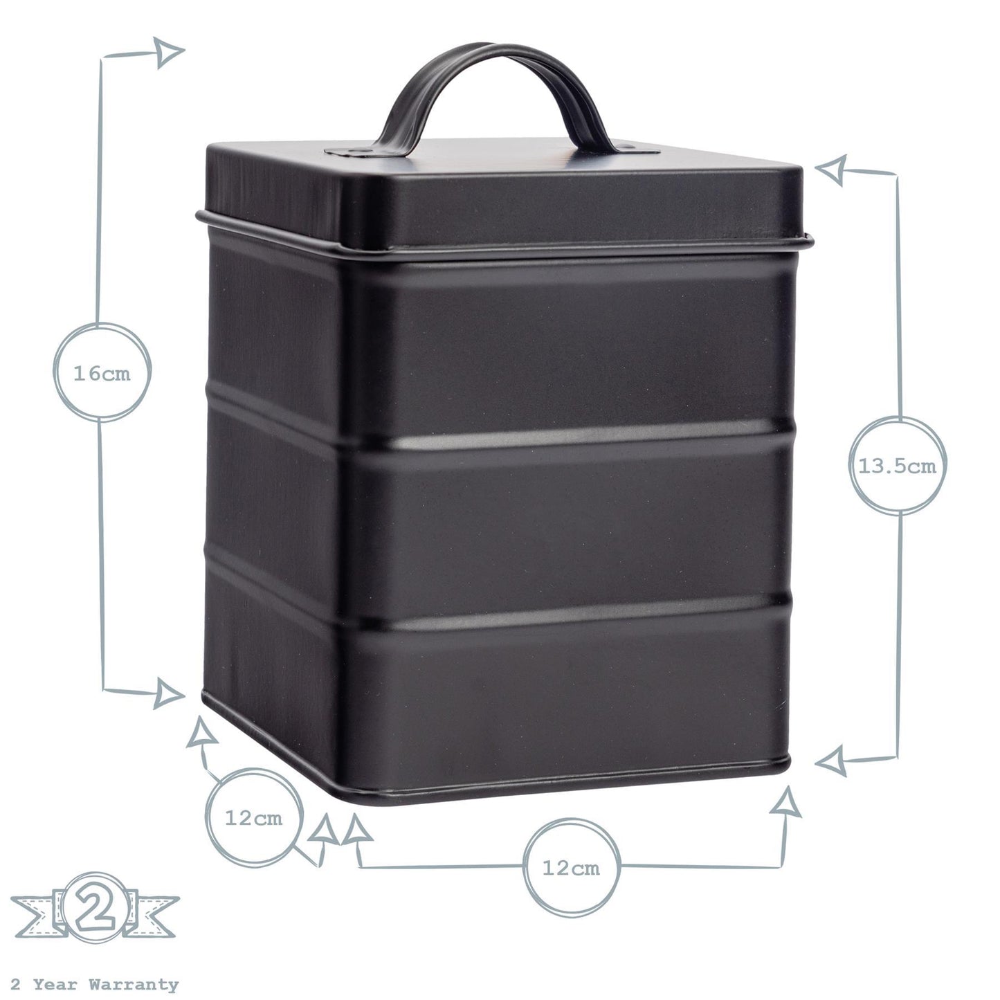 Vintage Metal Coffee Canister