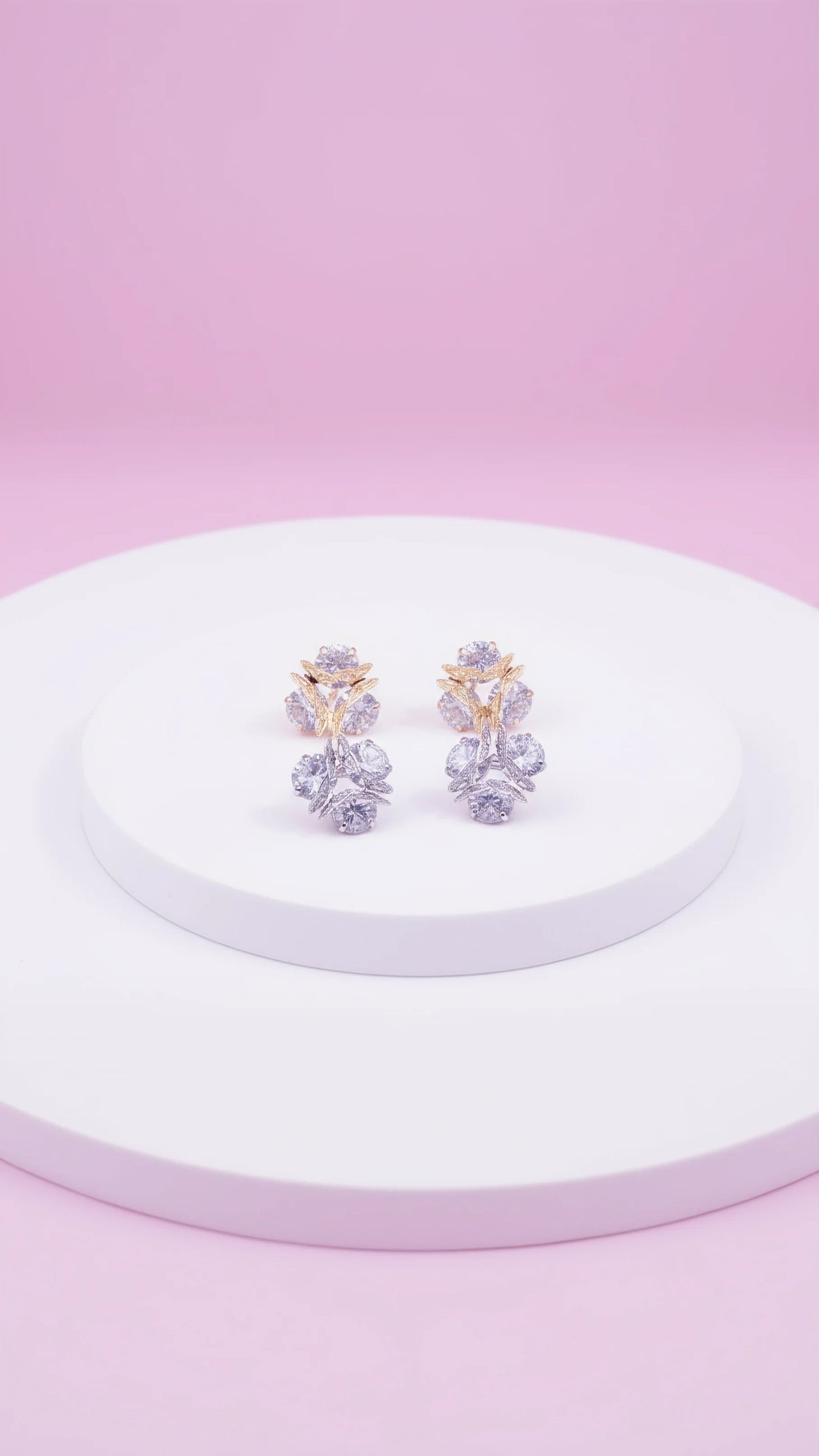 Butterfly Crystal Stud Earrings