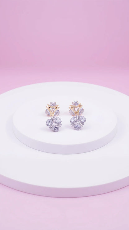 Butterfly Crystal Stud Earrings