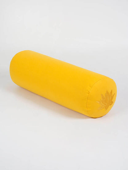 Yoga Studio Organic Cotton Buckwheat Lotus Meditation Bolster Cushion