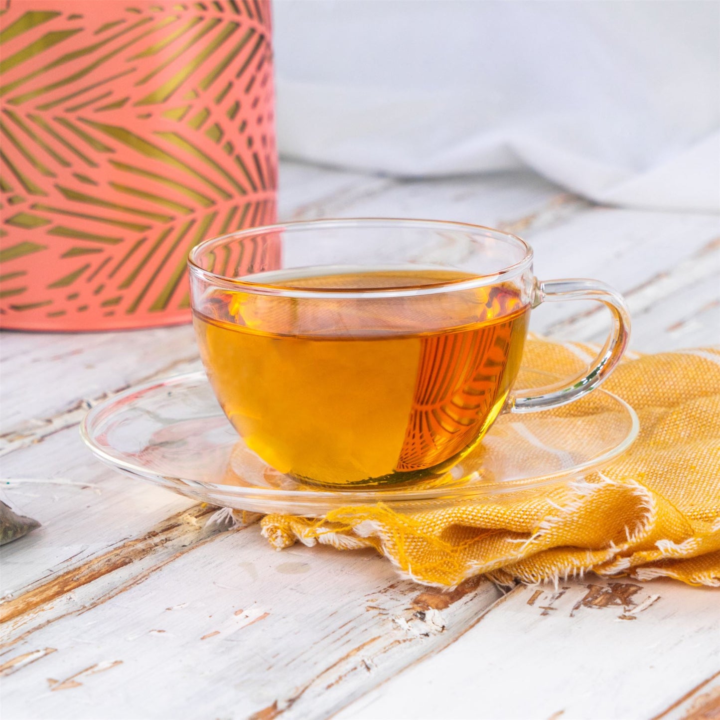 260ml Maximus Glass Cappuccino Cup & Saucer Set