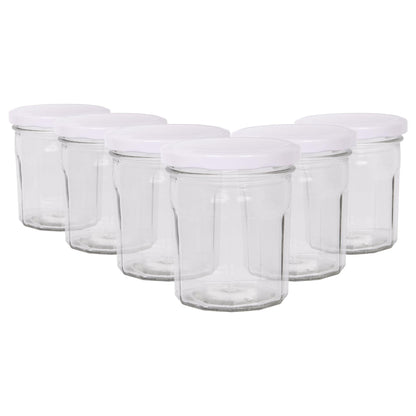 250ml Glass Jam Jars with Lids - Pack of 6