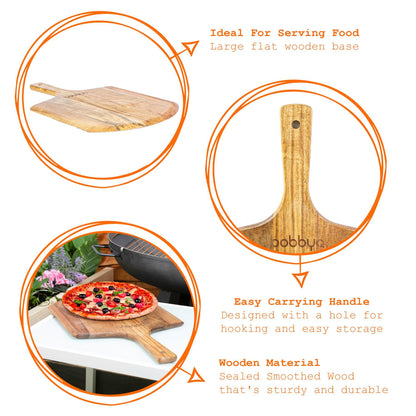 12" Wooden Pizza Peel
