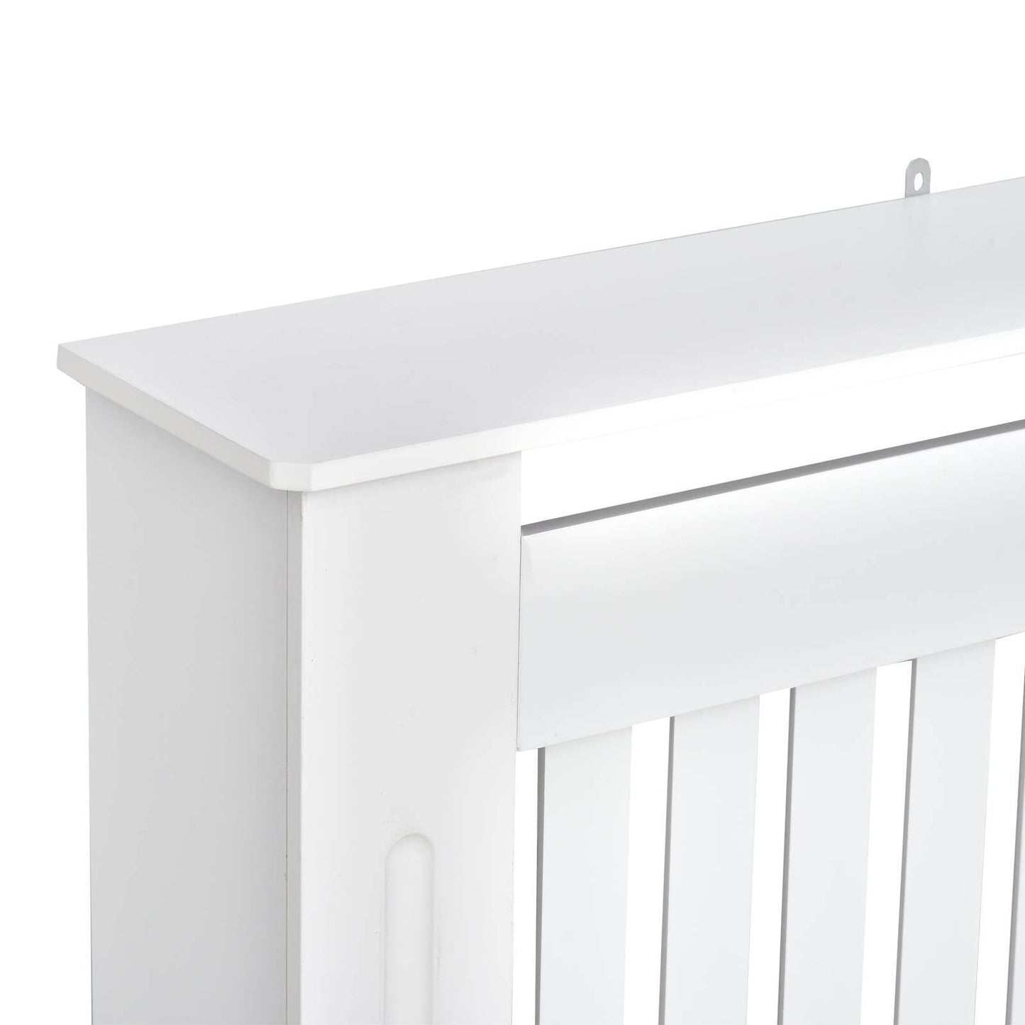 Medium-density fibreboard Radiator Cover 172L x 19W x 81H cm -White