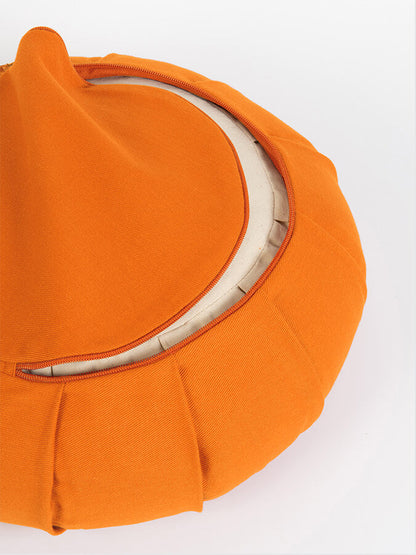 Yoga Studio GOTS Organic Cotton Round Lotus Zafu Buckwheat Cushion