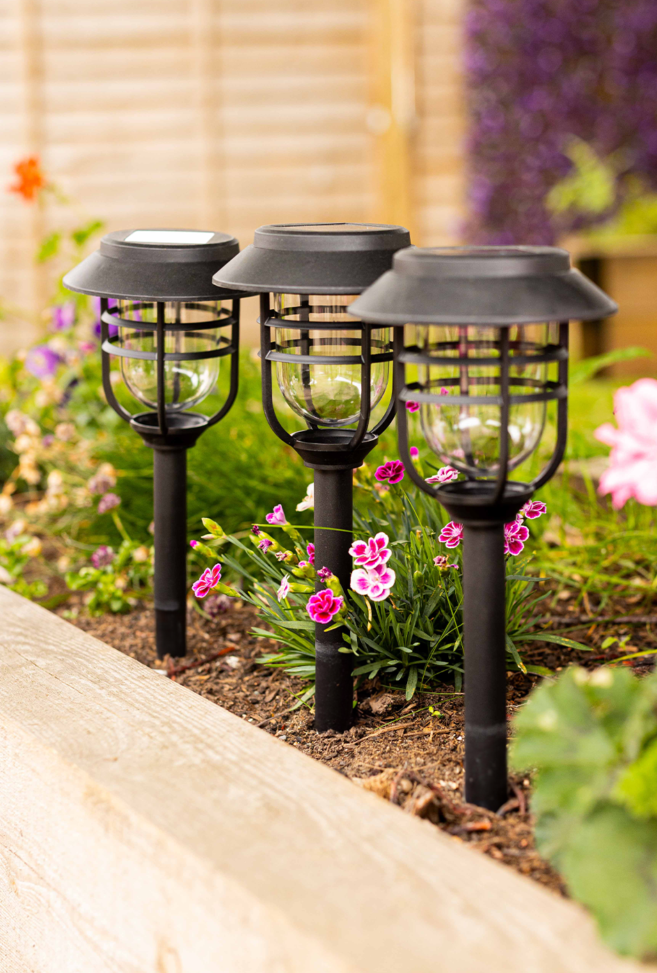 LED Solar Power Pathway Lights for Outdoor Garden