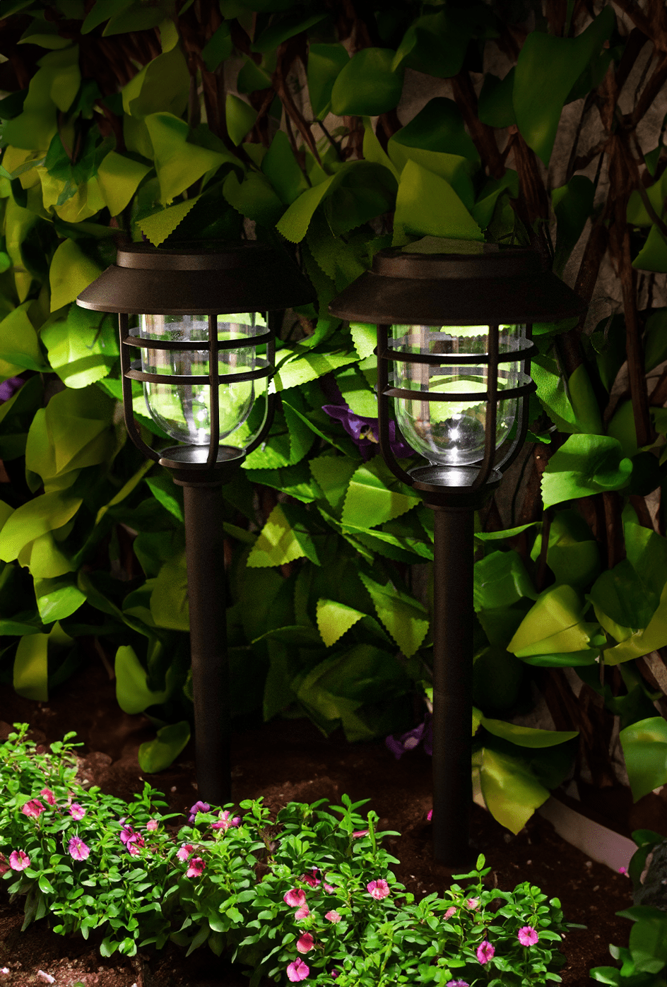 LED Solar Power Pathway Lights for Outdoor Garden