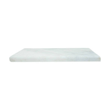 Salerno White Marble Rectangular Chopping and Serving Board