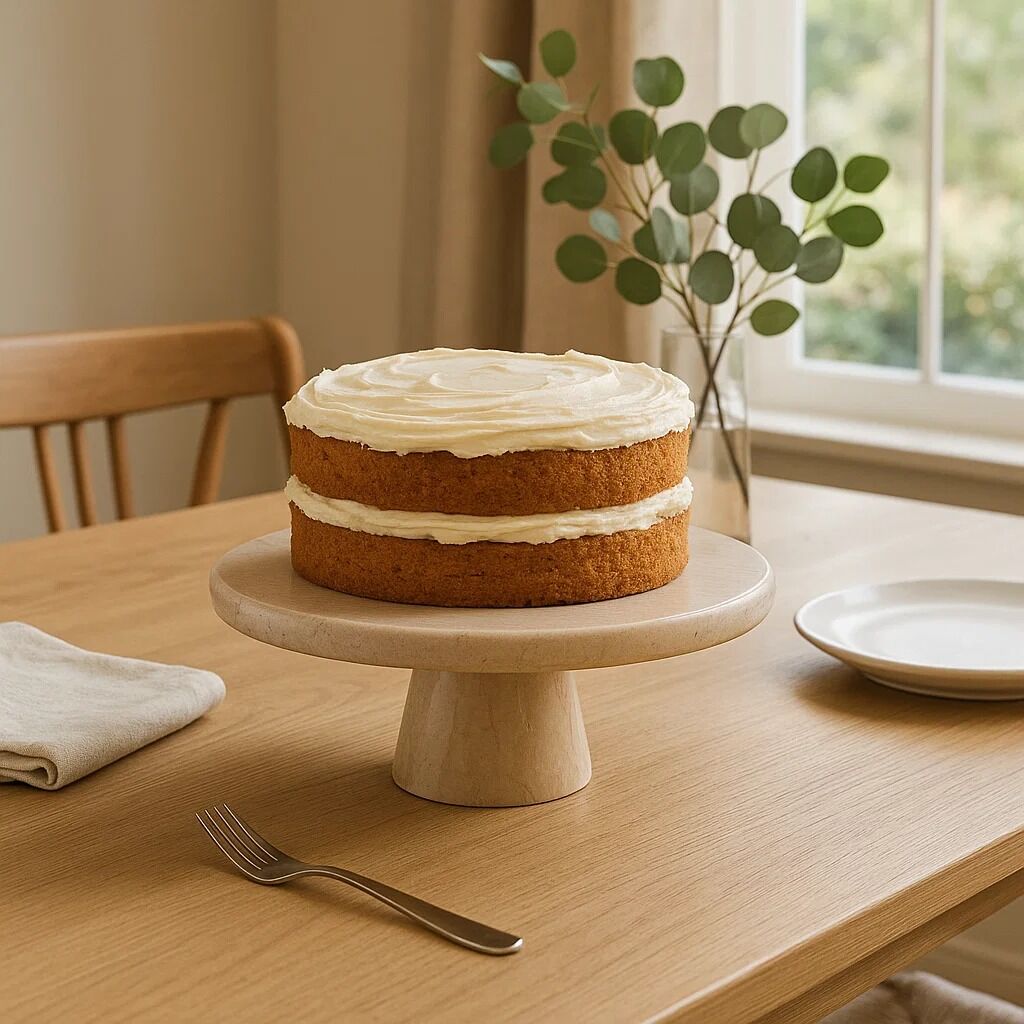 Himaya Champagne Marble Cake Stand