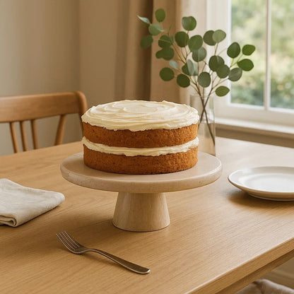 Himaya Champagne Marble Cake Stand