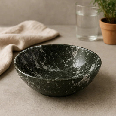 Marmore Black and White Marble Bowl