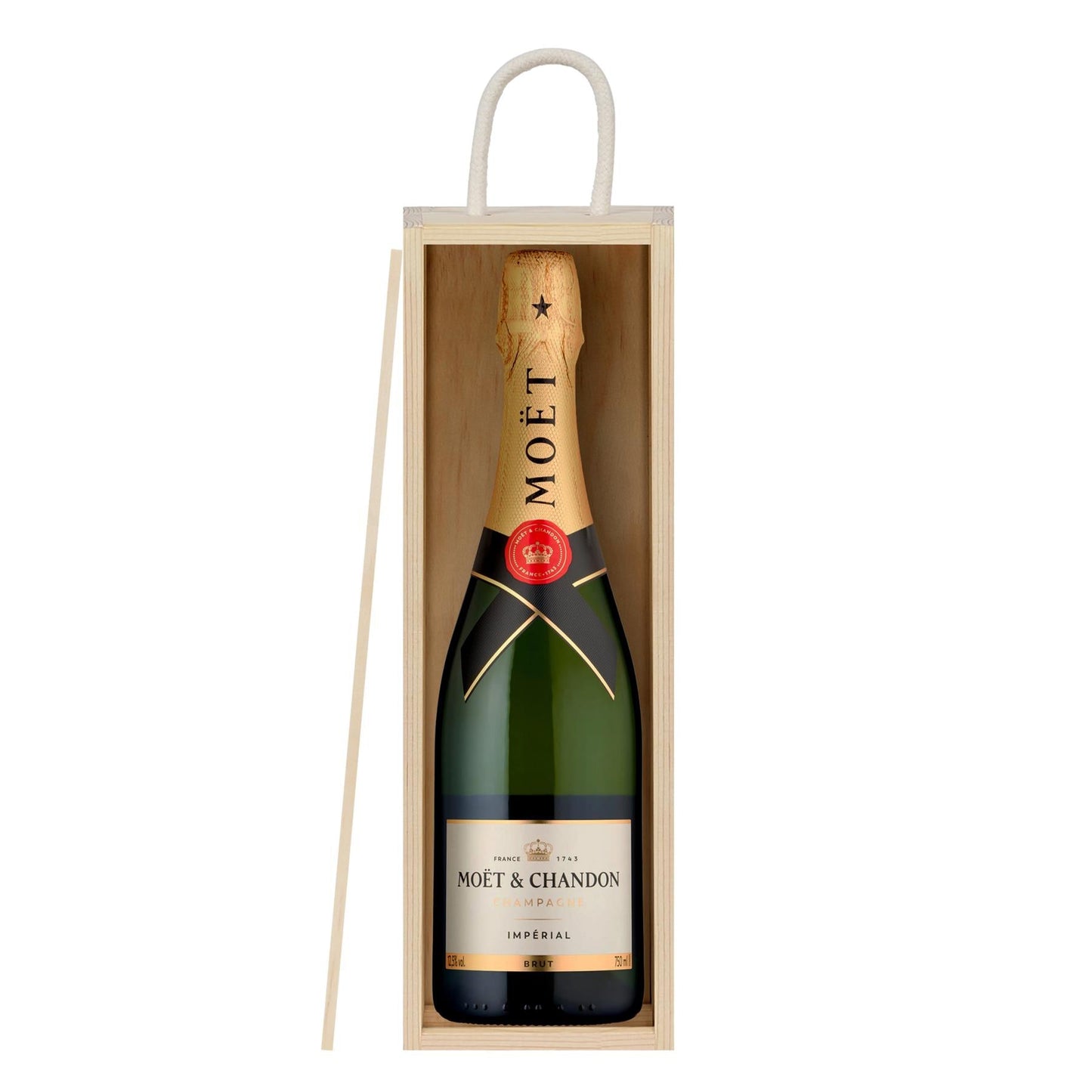 Single Bottle Wooden Champagne Wine Box