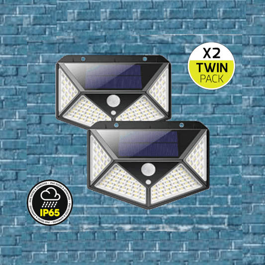 Super Bright 100 LED PIR Solar Motion Security Lights