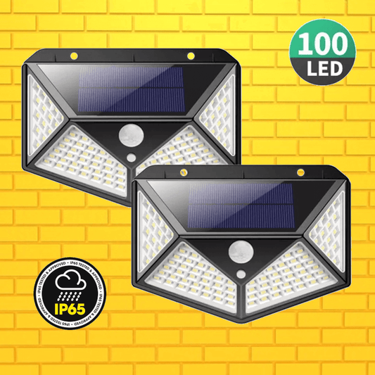 Super Bright 100 LED PIR Solar Motion Security Lights