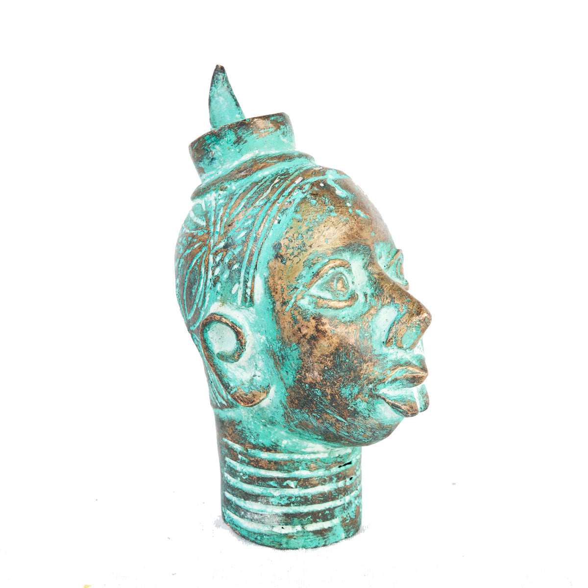 Benin Bronze Head - TR100.1