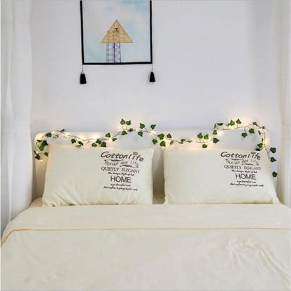 Ivy Leaf Indoor Fairy Lights - Battery Powered Warm White 2M