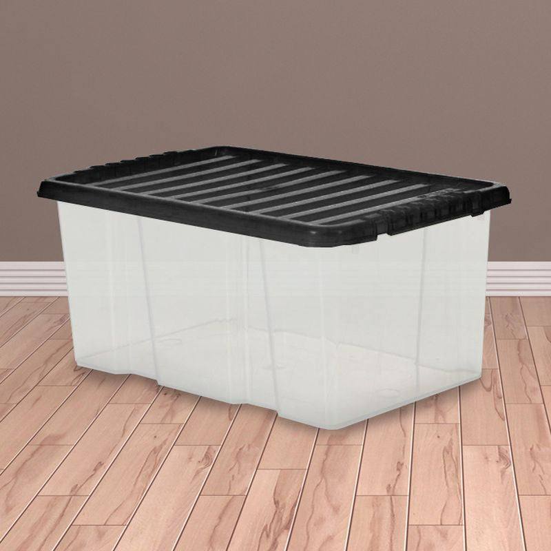 Plastic Storage Box 7 Litres - Clear by TML