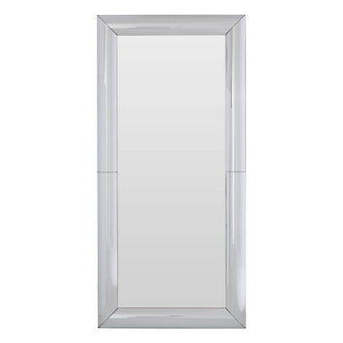 Petillo Thick Silver Frame Large Rectangular Wall Mirror