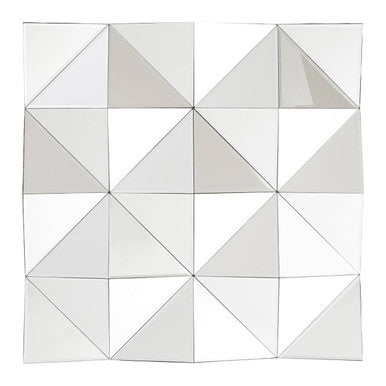 Lidia Geometric Square Shaped Wall Mirror