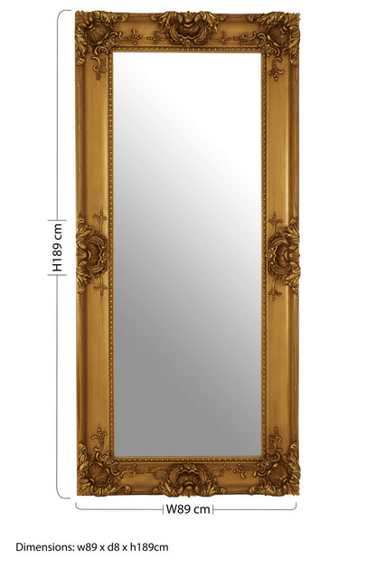 Marseille Gold Ornate Wall Mirror