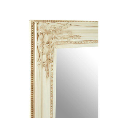 Andrey Bone White Wall Mirror