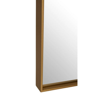 Ando Large Square Gold Finish Wall Mirror