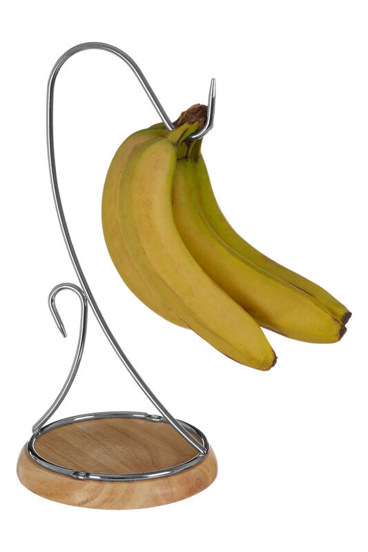 Soka Banana Hanger With Wood Base