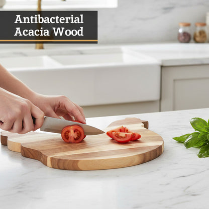 Socorro Cream Edge Hen Chopping And Serving Board