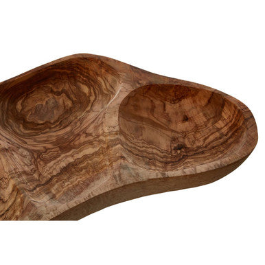 Kora 5 Section Olive Wood Antipasti Dish