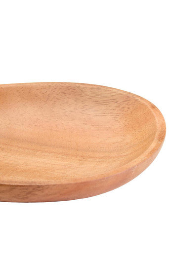 Kora Acacia Wood Small Oval Plate