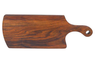 Rosi Natural Finish Tropical Rosewood Serving or Cutting Board in Organic Shape