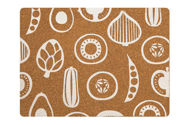 Besa Set Of Four Cork Rectangular Placemats