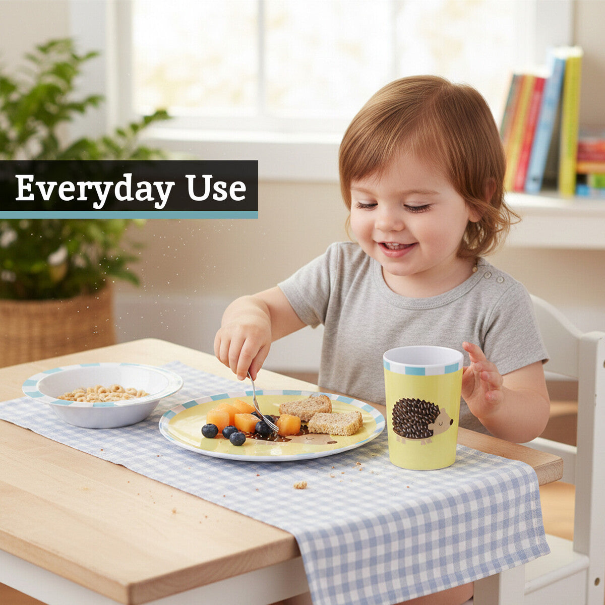 Mimo Kids Harry Hedgehog Dinner Set