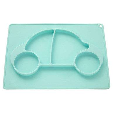 Kai Silicone Divided Food Plate in Car Shape