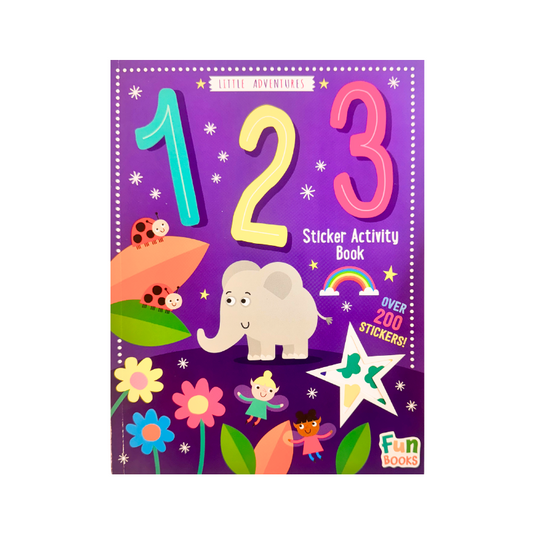 Wholesale 123 Sticker Activity Book - (Case of 20)