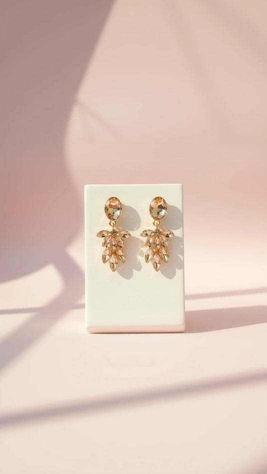 Layered Crystal Drop & Dangle Earrings