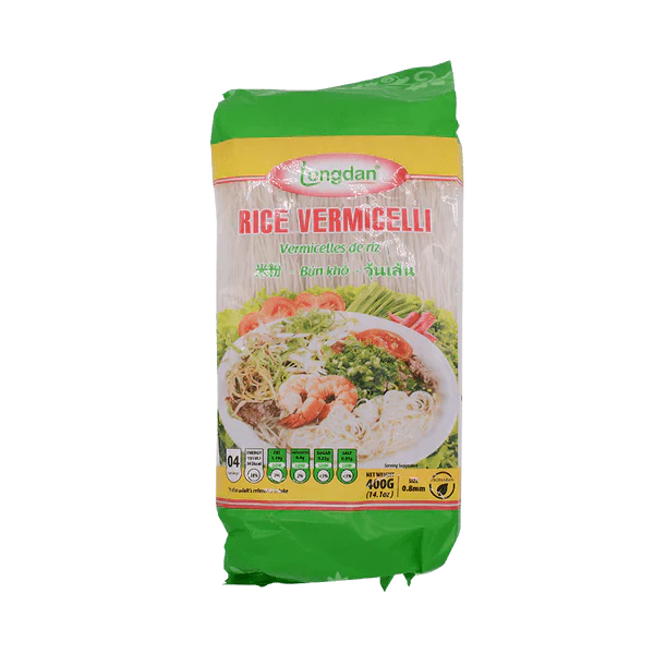 LONGDAN Rice Vermicelli Bun Kho 0.8mm 400g