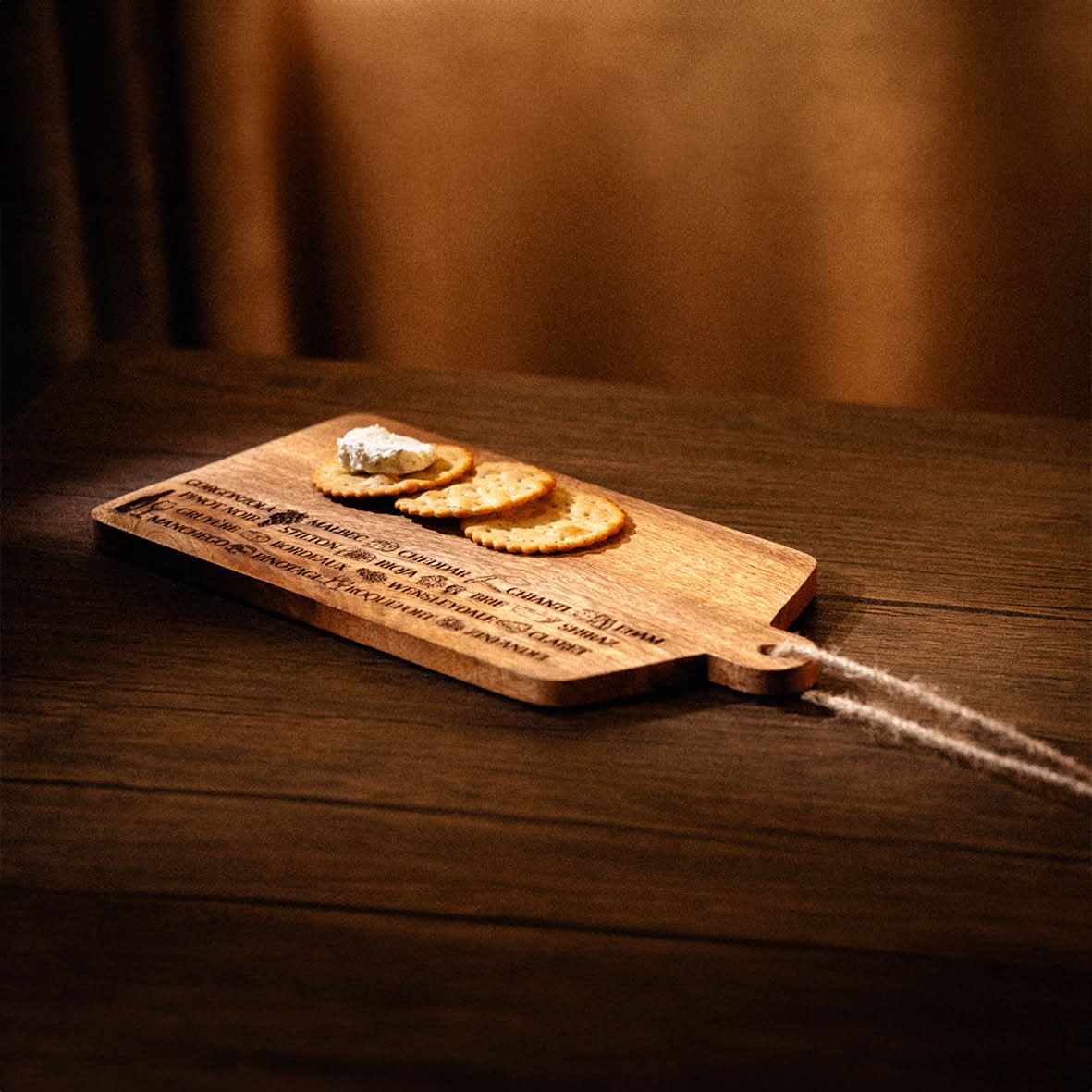 Cheese Board Serving Platter Writing Display Wine Tray