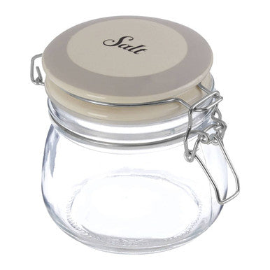 Diego Salt Glass Storage Jar 500ml